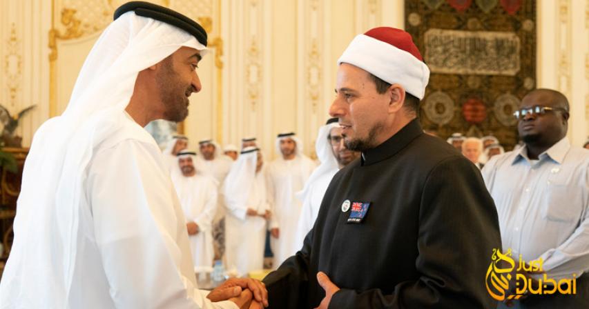 Mohamed bin Zayed receives Imams of Al Noor, Linwood mosques from New Zealand