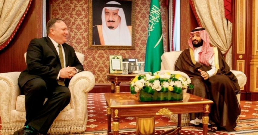 US Secretary, Mike Pompeo,King Salman bin Abdulaziz Al Saud ,crisis in the Arabian Gulf