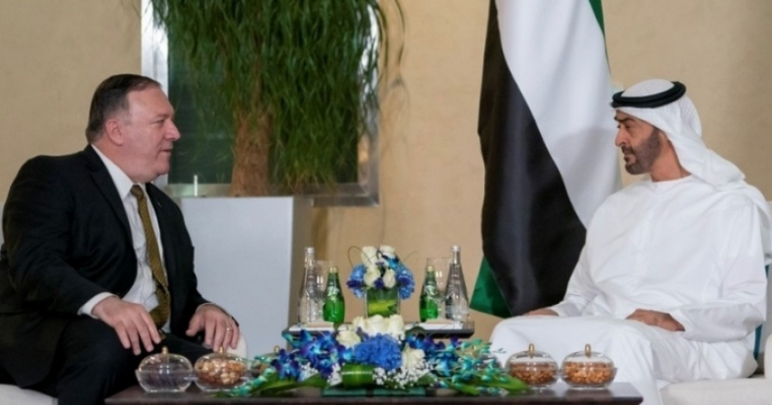 Mohamed bin Zayed,Mike Pompeo, review regional developments, Abu Dhabi