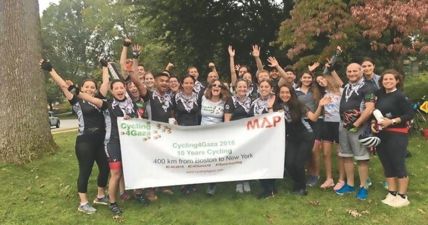 21 UAE expatriates to cycle for Palestinians on Gaza Strip