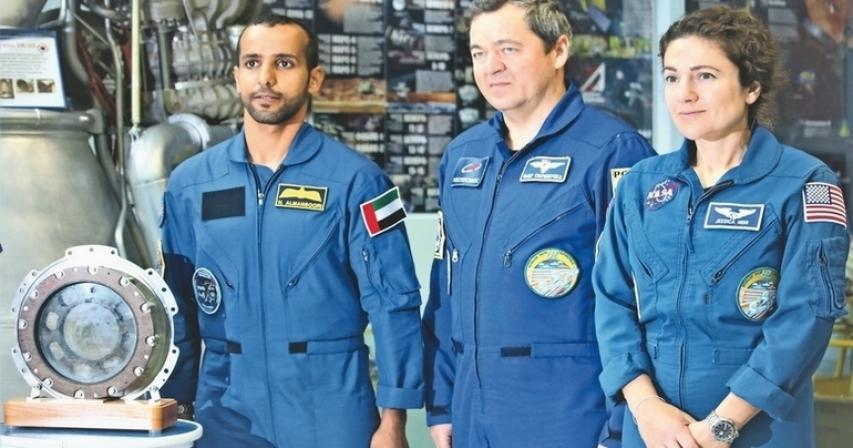 Emirati astronauts in their final preparations for historic mission