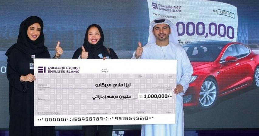 Filipina wins Dh1 million from UAE bank