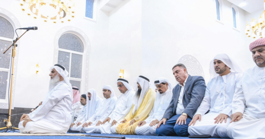 Sheikh Humaid opens mosque in Ajman