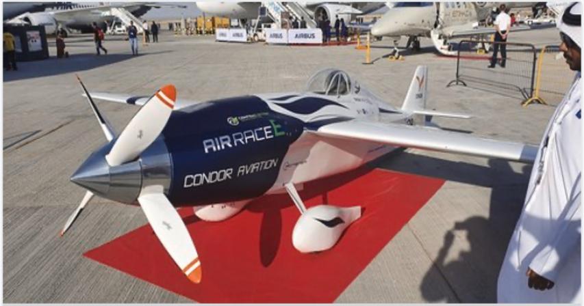 Unveiled in Dubai: First electric racing aircraft