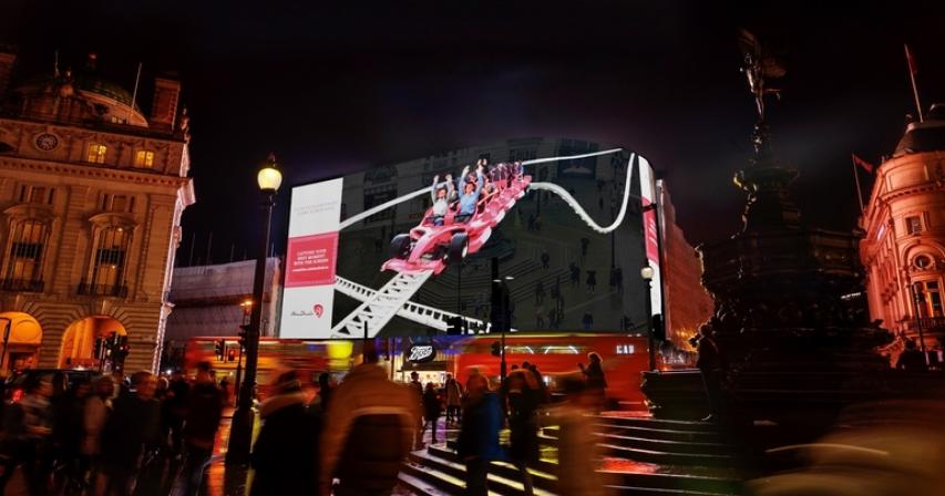 Abu Dhabi uses world's largest augmented reality screen to promote UAE