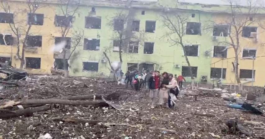 Ukraine hospital bombing