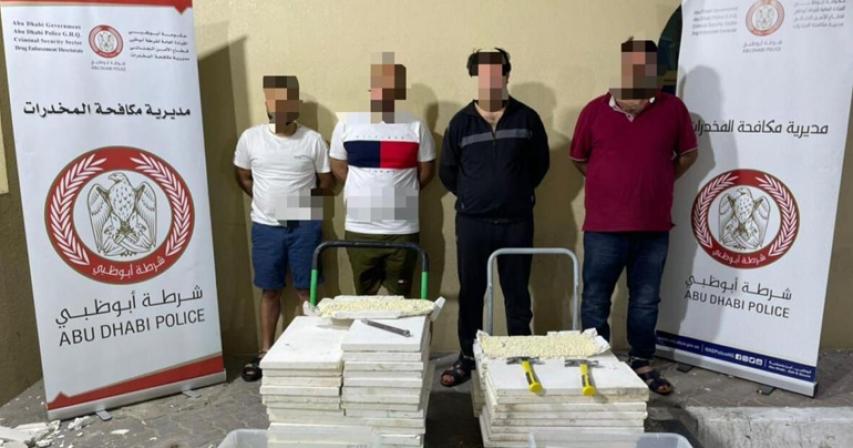 4 Member Gang Caught with 600,000 Captagon Capsules in Abu Dhabi