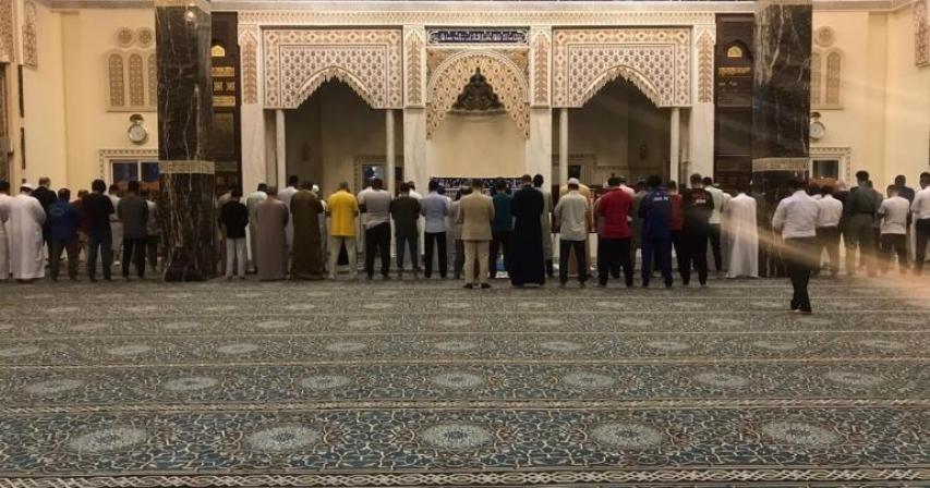 Worshippers Offer Prayers without Social Distancing for First Time Since Covid