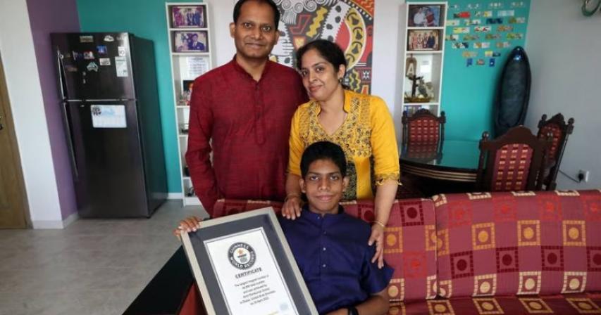 Dubai Teenager Sets Guinness World Record 