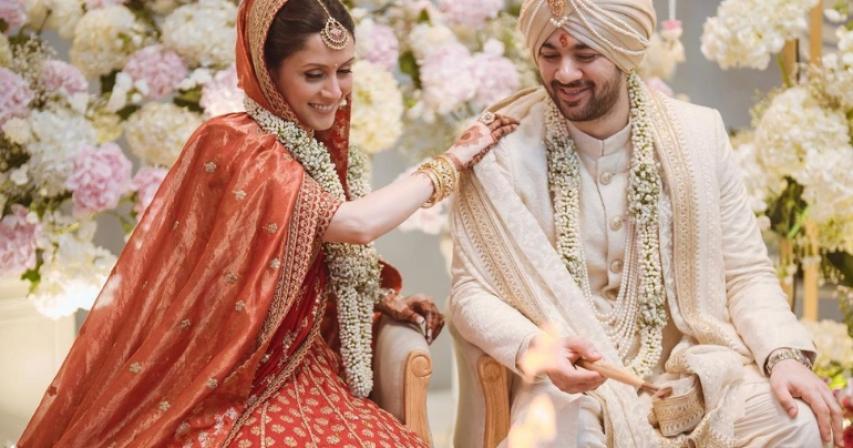 Dubai Girl Drisha Acharya Marry with Sunny Deol's Son Karan Deol at Taj Lands End Hotel