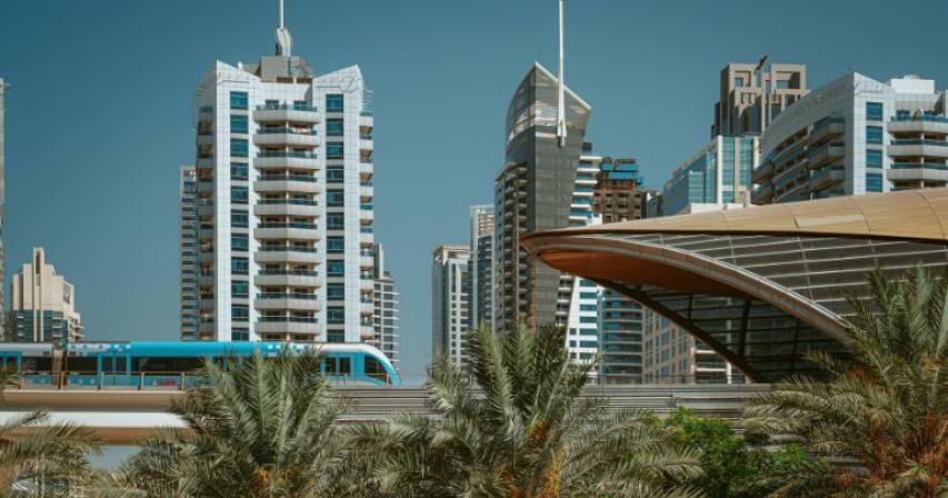 Dubai, the largest city in the United Arab Emirates (UAE)