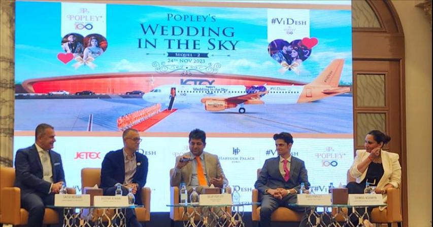 Dubai is set to host an opulent wedding aboard a private aircraft