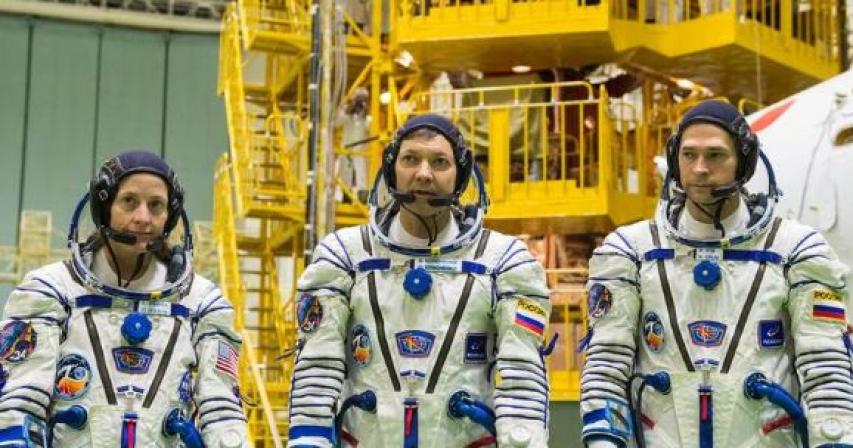 A new crew is preparing for launch to the International Space Station to replace three astronauts