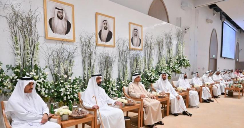  UAE Vice-President Sheikh Mansour and Crown Prince Sheikh Khaled congratulate newlyweds