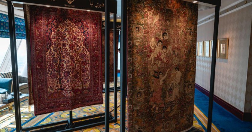 A Rare Display of Dh10-Million Carpets at Burj Al Arab