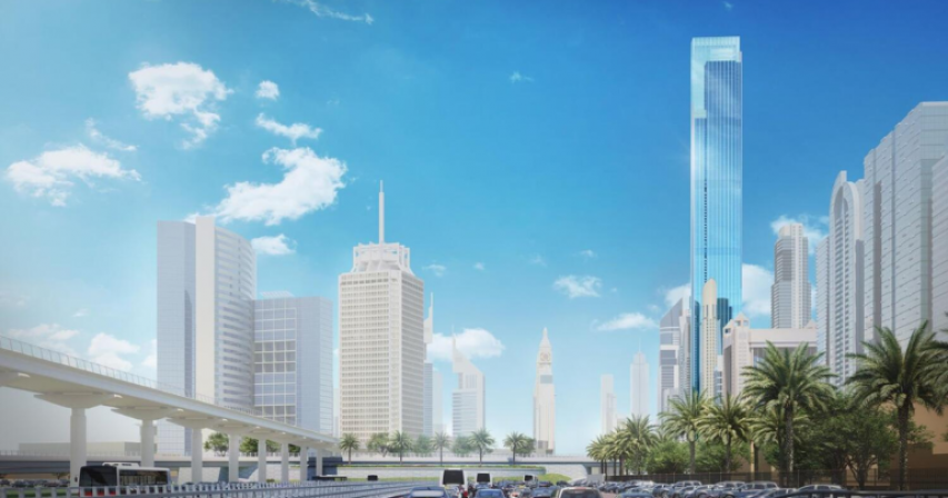 Dubai second tallest tower