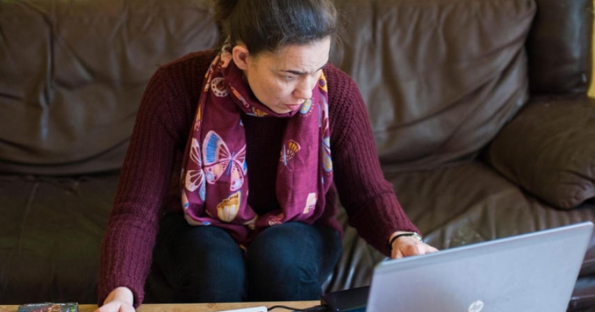 Remote work system for working mothers