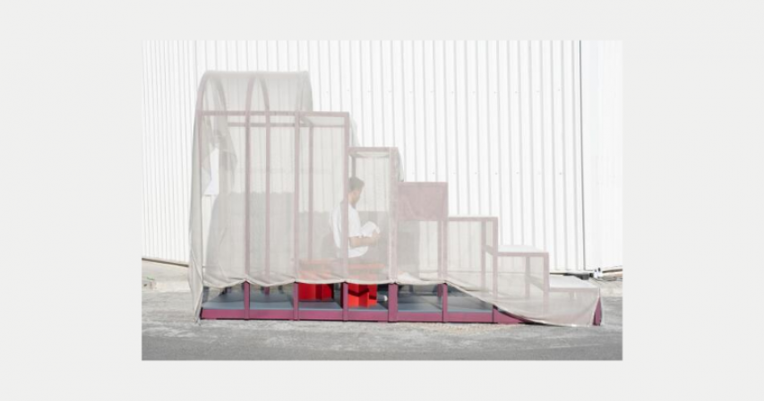 Palestinian artist installation Dubai