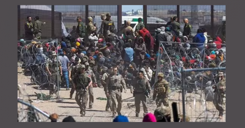 Texas border chaos illegal immigrants