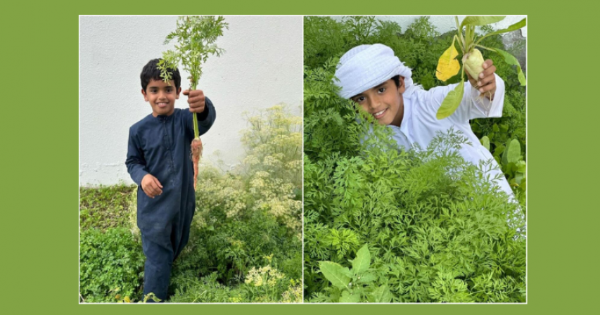 Emirati young farmer