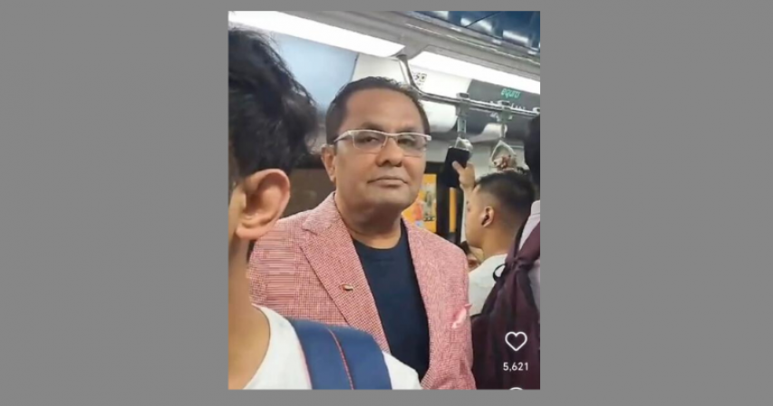  Dubai billionaire takes metro to go to office during heavy rains