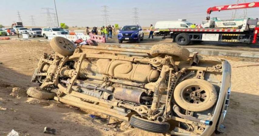 Dubai: Student killed, 11 injured in highway rollover