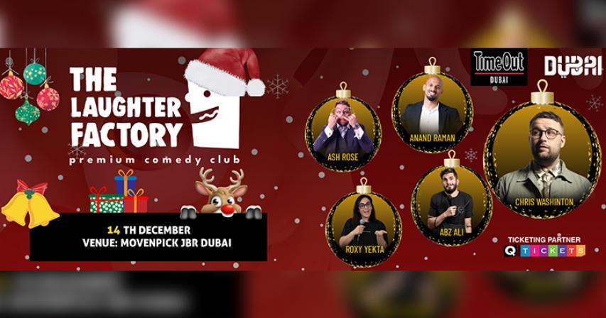 Unwrap the Fun: The Laughter Factory Hilarious December 14th Show Unwrap the Fun: The Laughter Factory Hilarious December 14th Show