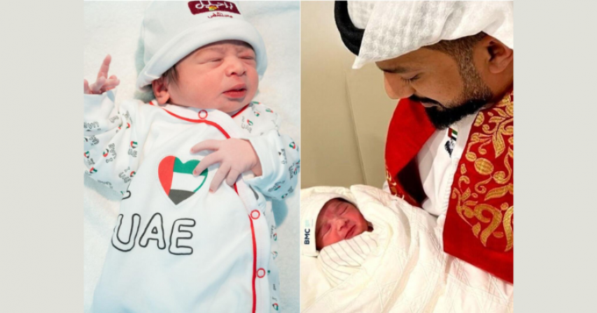 two-cakes-after-midnight-meet-uae-first-babies-born-on-53rd-national-day