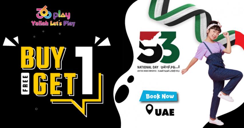 Celebrate UAE National Day with 360 Play Exciting Buy One, Get One Offer