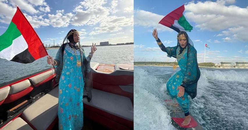 dubai-athlete-surfs-in-traditional-emirati-attire-pays-tribute-to-second-home
