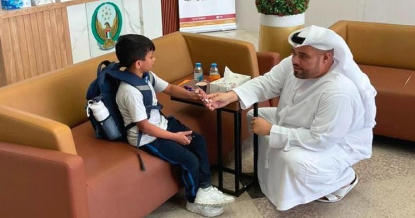 uae-police-return-missing-7-year-old-boy-to-parents-in-less-than-an-hour
