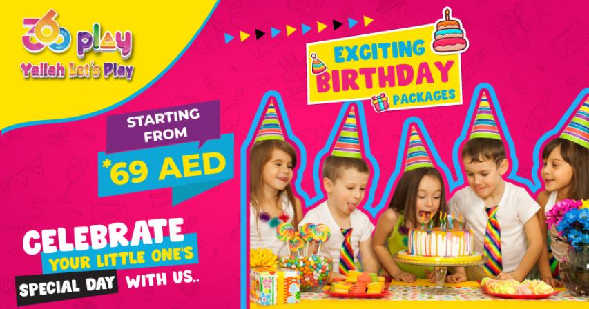 360 Play – Birthday Packages Starting at Just AED 69 per Kid in UAE