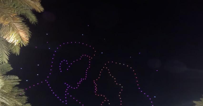 why-more-uae-couples-are-opting-for-wedding-drone-shows