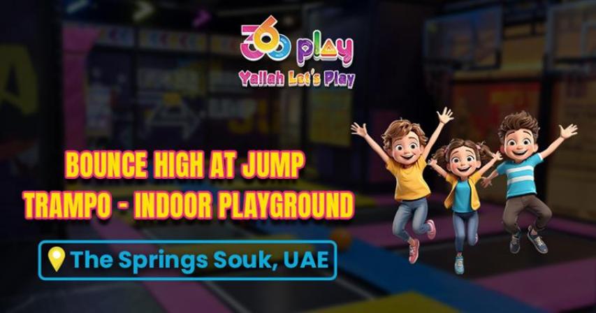 Bounce High at Jump Trampo - Indoor Playground in Springs Souk, UAE
