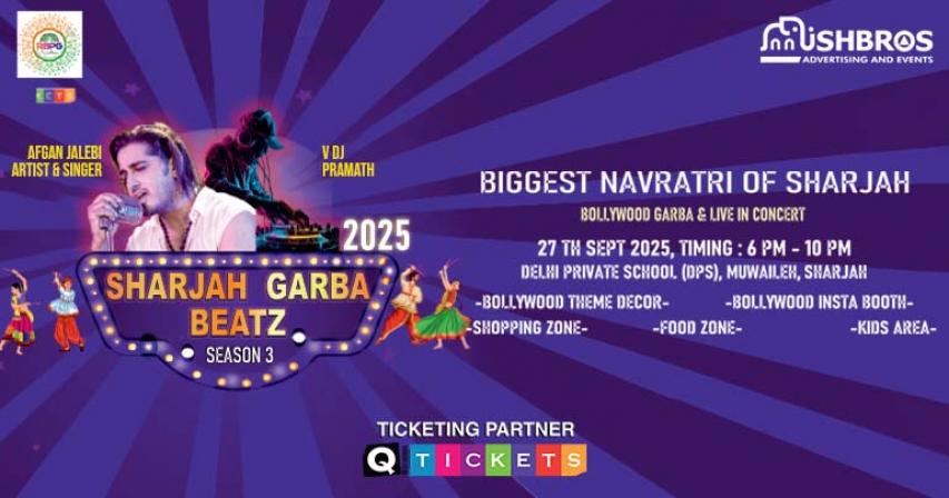 Sharjah Garba Beatz 2025 – The Biggest Navratri Celebration