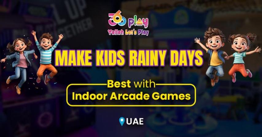 Make Kids Rainy Days Best with Indoor Arcade Games in UAE