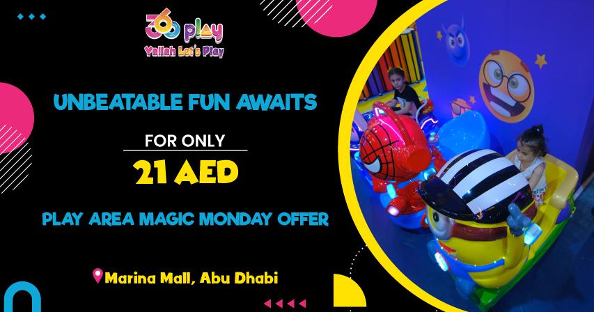Unbeatable Fun Awaits - Marina Mall Play Area Magic Monday Offer 