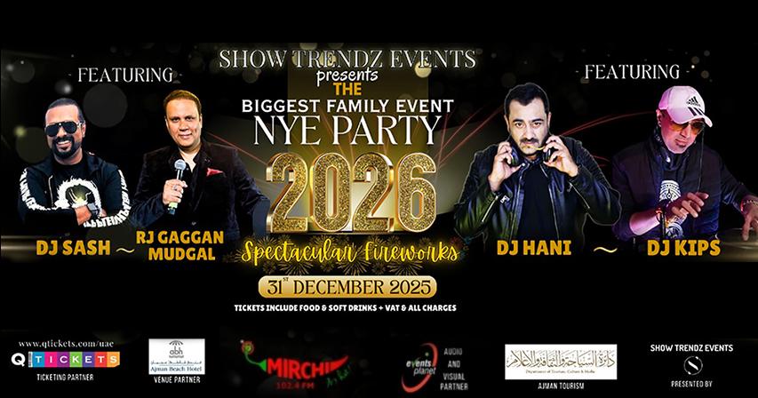 Ajman Beach Hotel Lawns: The Ultimate New Year’s Eve Celebration