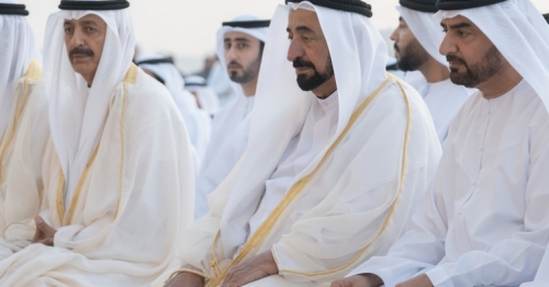 UAE leaders mark Eid Al Fitr with prayers, greetings