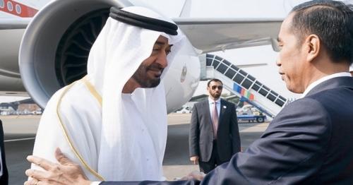 Sheikh Mohamed arrives in Indonesia Sheikh Mohamed arrives in Indonesia