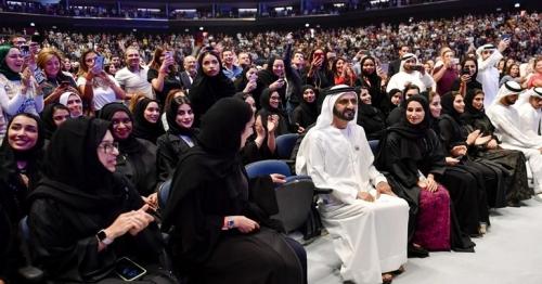 Sheikh Mohammed surprises audience at Dubai event