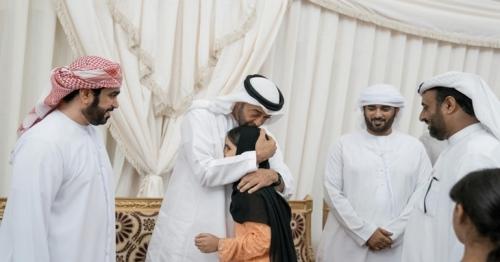 Sheikh Mohamed meets families of UAE martyrs