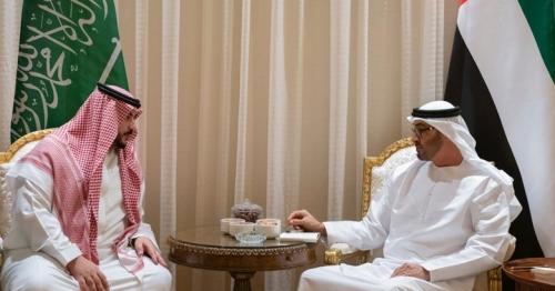 Sheik Mohamed container Zayed meets Saudi Deputy Minister of Defense in UAE