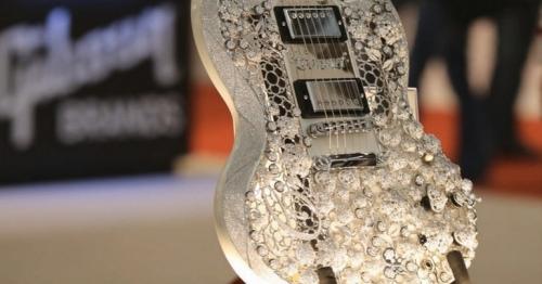 World's most costly guitar in plain view at gems appear in UAE