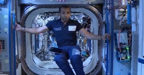 UAE space explorer Hazzaa AlMansoori gives International Space Station visit