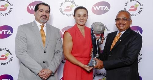 Barty, Strycova secure WTA Year-End World No.1 rankings displayed by Dubai Duty Free