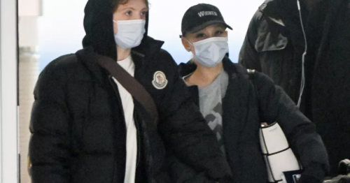 Ariana Grande and Ethan Slater: NYC Arrival and Broadway Love Story