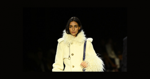 Nora Attal Rocks Burberry Runway at London Fashion Week