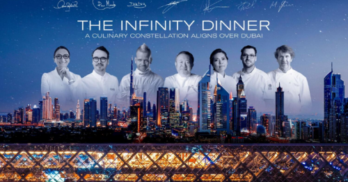 This exclusive dinner costs Dh15,000 per person