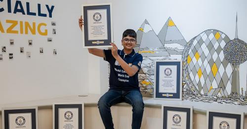 Dubai: 14-year-old human calculator breaks 6 world records in one day